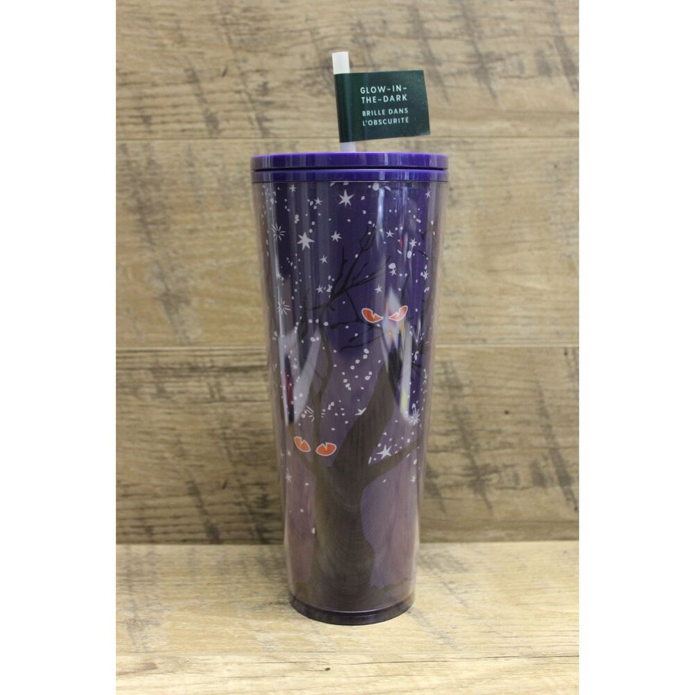 Starbucks 2022 Halloween preying eyes glow in the dark 24‎ oz venti cold tumbler